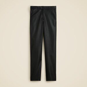 NWT J Crew Kate Straight-Leg Pant in Faux Leather size 14
